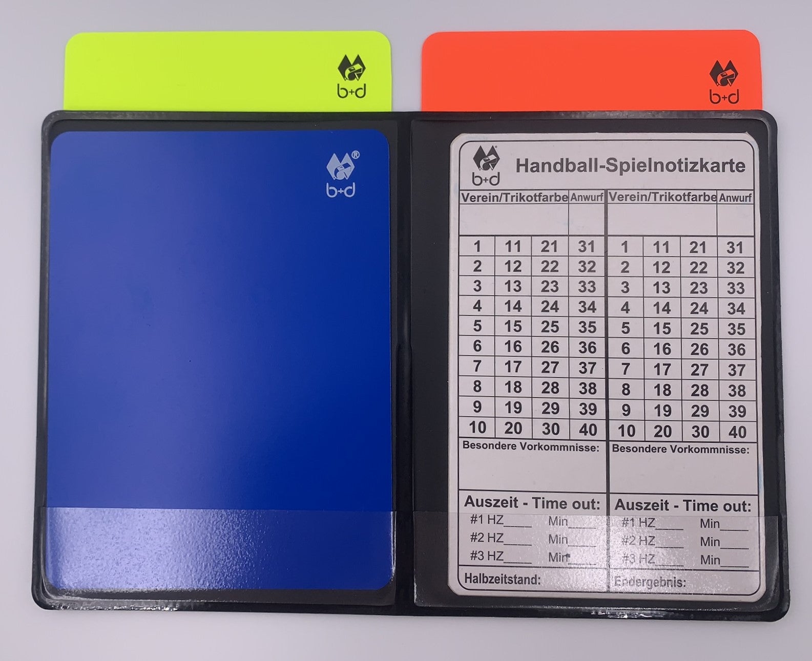 Referee Pockets Referee Pocket set with disciplinary cards in the original size 12x9 c ...